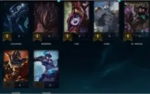 Conta de lol com o passe de batalha lv30