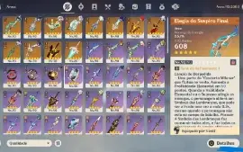19 char 5 star e 12 armas, todos os arcontes e banner no