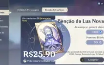 Genshin Ar60 com skin do Diluc e C2 Shogun