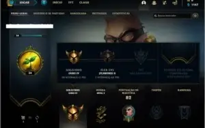 Conta ouro 4 BARATA com 2 skins e 28 champs