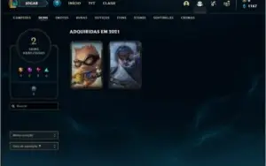Conta ouro 4 BARATA com 2 skins e 28 champs