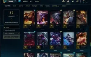 Conta ouro 4 BARATA com 2 skins e 28 champs