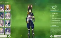 Conta Genshin impact Ar 43 Alhaitam + Yae Miko + Venti + t5