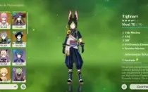 Conta Genshin impact Ar 43 Alhaitam + Yae Miko + Venti + t5