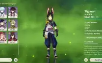 Conta Genshin impact Ar 43 Alhaitam + Yae Miko + Venti + t5