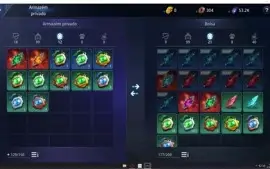 CONTA LV 56 ARQUEIRA︱2 PET EPIC︱+TODOS AZUL