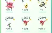 *Pokémon GO* Shinys, Pokémons raros e de evento