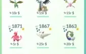 *Pokémon GO* Shinys, Pokémons raros e de evento
