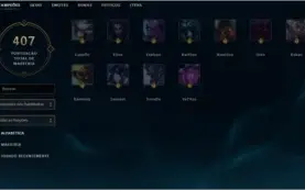 Conta LoL - Ouro, skins, +info>