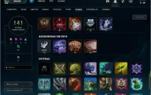 Conta Lol D3, 90 champs