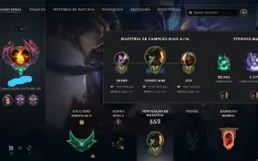 PROMO! Conta lol Esmeralda IV TODOS OS CHAMPS, várias skins