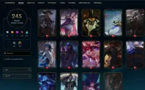 Conta Lol 245 Skins+ Icones De 2013, 2014+ Todos Os Campeões