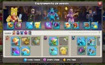 Cv13 Top + Conta Clash Royale - 5228 Gemas - 2 Equipamentos