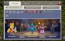 Cv13 Top + Conta Clash Royale - 5228 Gemas - 2 Equipamentos
