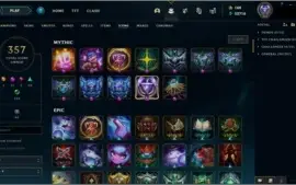 CONTA MESTRE TFT PLATINA NO LOL 126 SKINS,TODOS CAMPEÕES