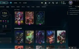 CONTA MESTRE TFT PLATINA NO LOL 126 SKINS,TODOS CAMPEÕES