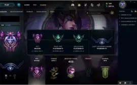 CONTA MESTRE TFT PLATINA NO LOL 126 SKINS,TODOS CAMPEÕES