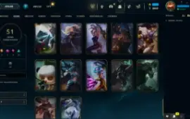 Conta LOL LVL 45 | 70 Campeões| 51 Skins |UNRANKED| 2015