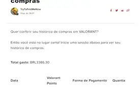 CONTA VALORANT +3400 GASTOS