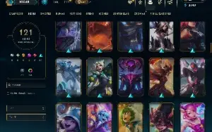 Unranked com 140 Champs e 121 Skins ( ADC / SUP )