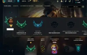 Esmeralda 3 com 95 Champs e 43 Skins + 5 Vitoriosas