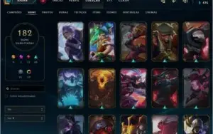 Conta LOL 182 skins Gold 2