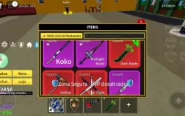 Conta bloxfruits Youru T-rex e todas raças v3