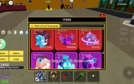 Conta bloxfruits Youru T-rex e todas raças v3