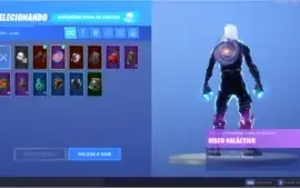 conta fortnite com galaxy simples