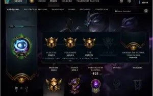 CONTA - ALL CHAMPIONS/Runas + 299 SKINS - 3 SKIN MISTICAS