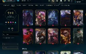 🔥 Conta Full Access | All Champ | Main Morg | 219 Skins