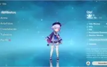 Geshin impact Keqing Albedo Qiqi e Mona lv 52
