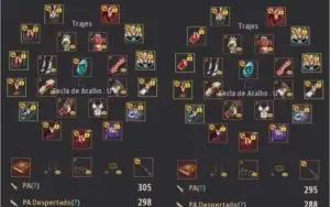 Acc Conta Endgame PvP PvE com BS PEN 305 ap 375 dp 680 GS