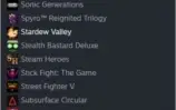 Conta steam com mais de 190 jogos lvl 85