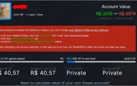 Conta steam com mais de 190 jogos lvl 85