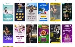 Pack Canva Cartão Digital Interativo Vol 1 - 50 Artes