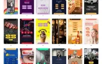 Pack Canva Cartão Digital Interativo Vol 1 - 50 Artes