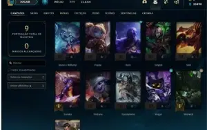 Conta lol mestre smurfassa sem e-mail verificado