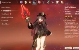 Raiden Shogun C3 + Yae Miko Eula E Hu Tao Com Bis