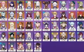 Raiden Shogun C3 + Yae Miko Eula E Hu Tao Com Bis