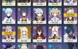 GENSHIN IMPACT AR 40 DIVERSOS 5*