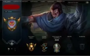 Conta do LoL: Ouro 2, level 132, 36 skins, 101 campeões.