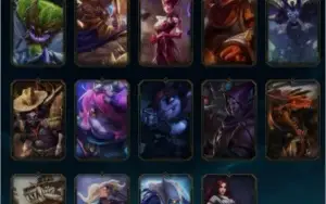 Conta do LoL: Ouro 2, level 132, 36 skins, 101 campeões.