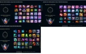 Conta LOL plat1, 50k de EA, 15skins + 56 frag de skin