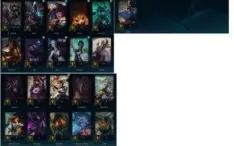 Conta LOL plat1, 50k de EA, 15skins + 56 frag de skin