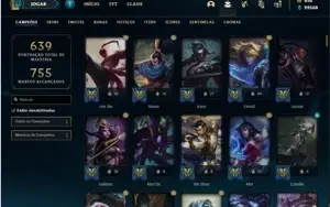 Conta Platina 4 com TODOS os champs e 239 Skins + 1 RARA