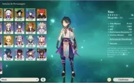 AR 51 - Diluc / Qiqi / Venti / Childe / Xiao / Tumulo / Arco