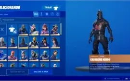 CONTA FORTNITE TODAS AS TEMPORADAS COM CAVALHEIRO NEGRO PC