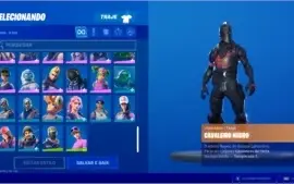 CONTA FORTNITE TODAS AS TEMPORADAS COM CAVALHEIRO NEGRO PC