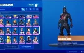 CONTA FORTNITE TODAS AS TEMPORADAS COM CAVALHEIRO NEGRO PC